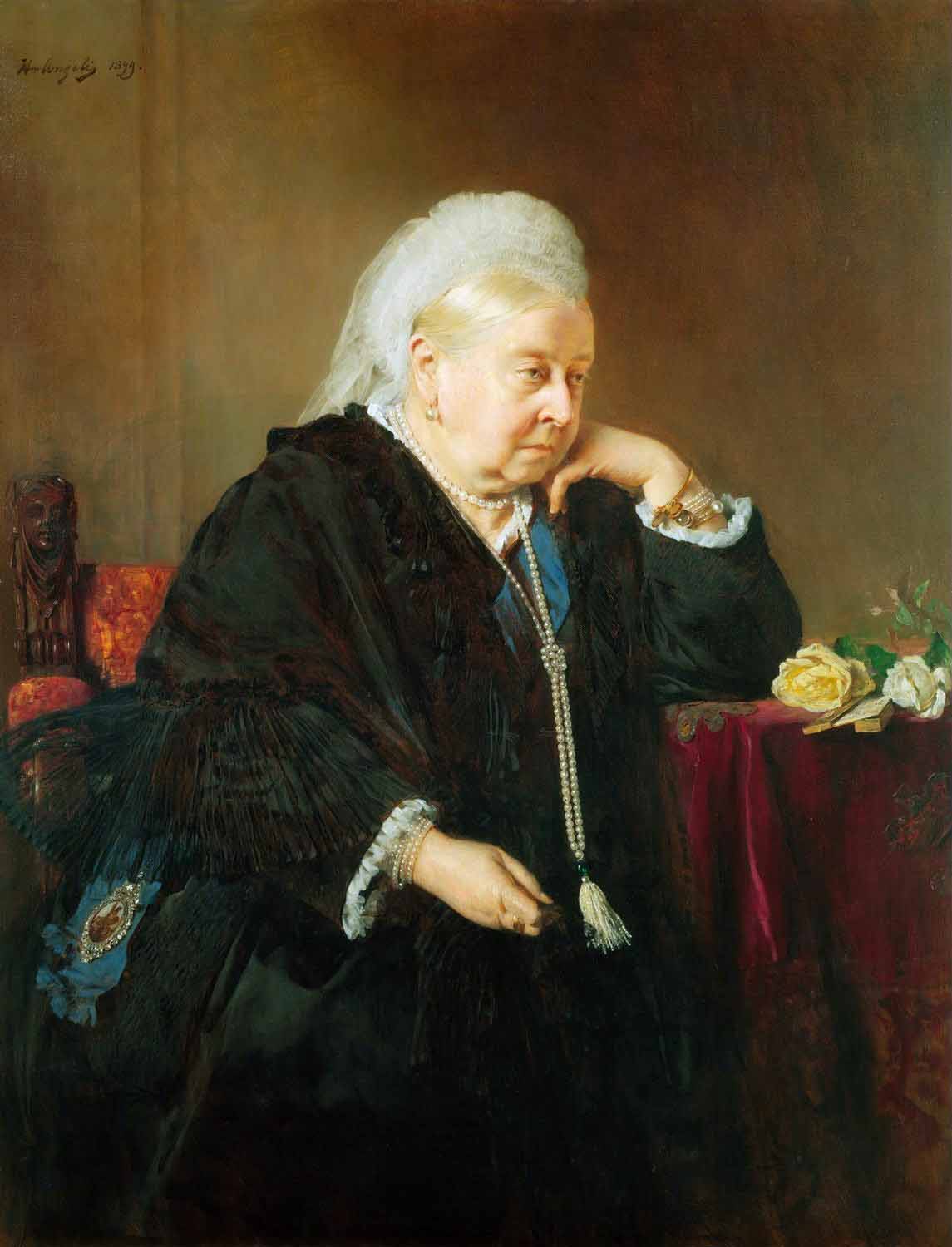 Portrait of Queen Victoria as widow